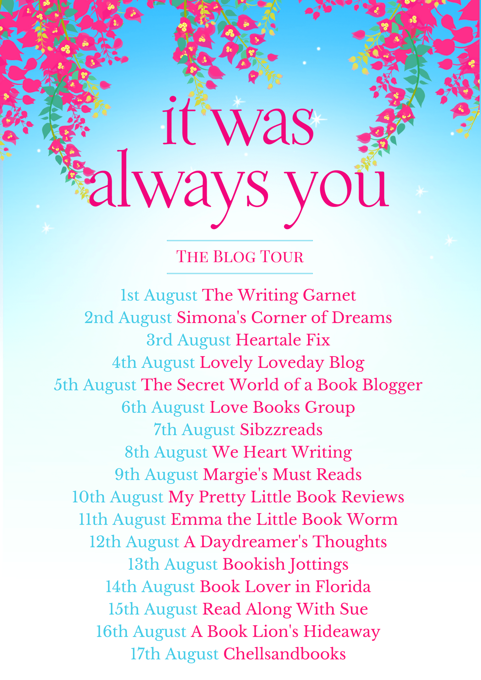 It Was Always You - blog tour banner