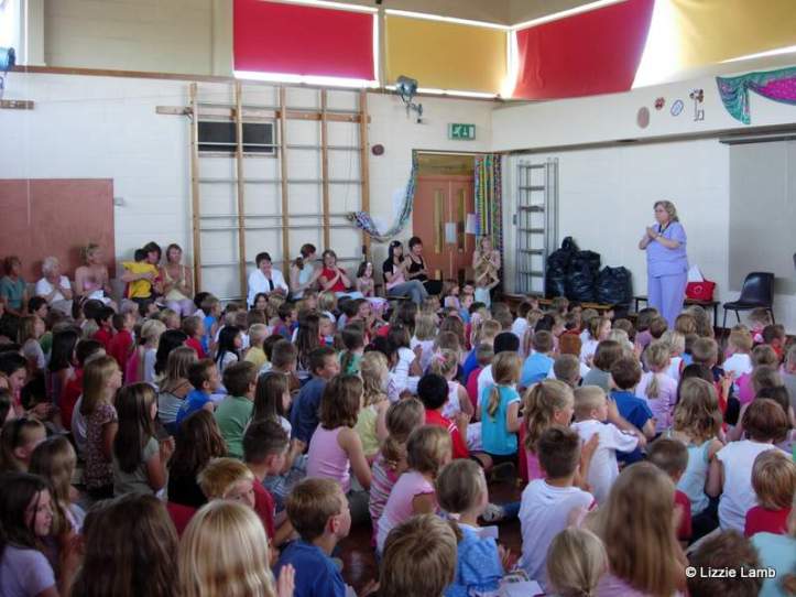 My last ever school assembly July 2006
