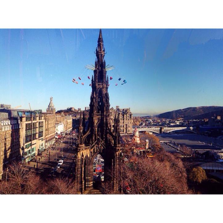 Edinburgh Christmas from wheel