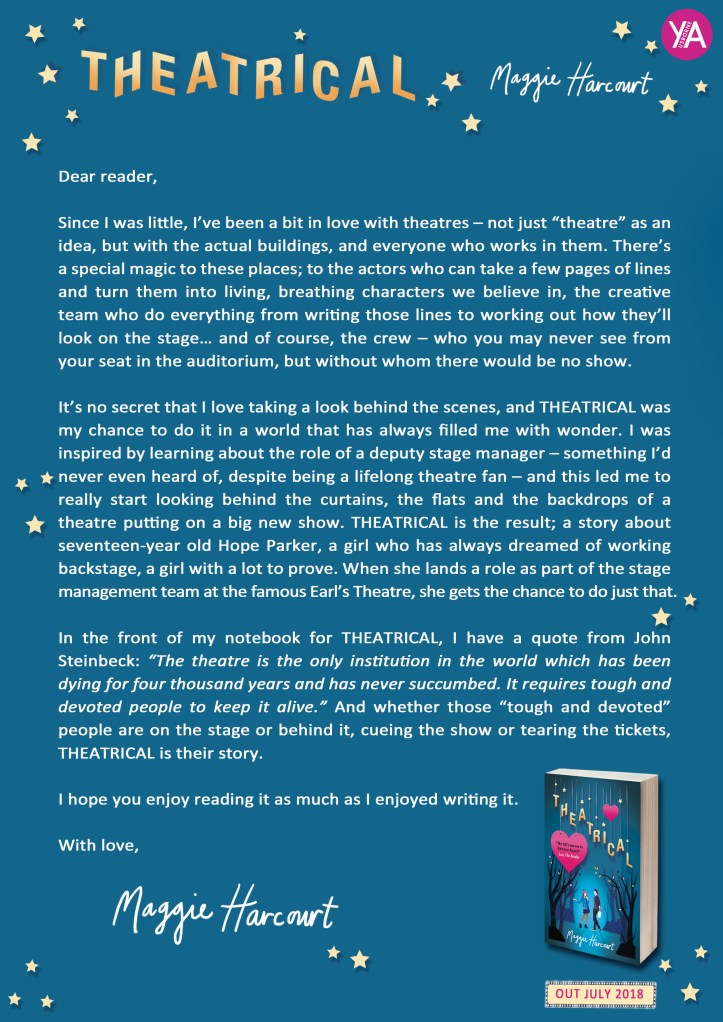 Letter from Maggie Harcourt