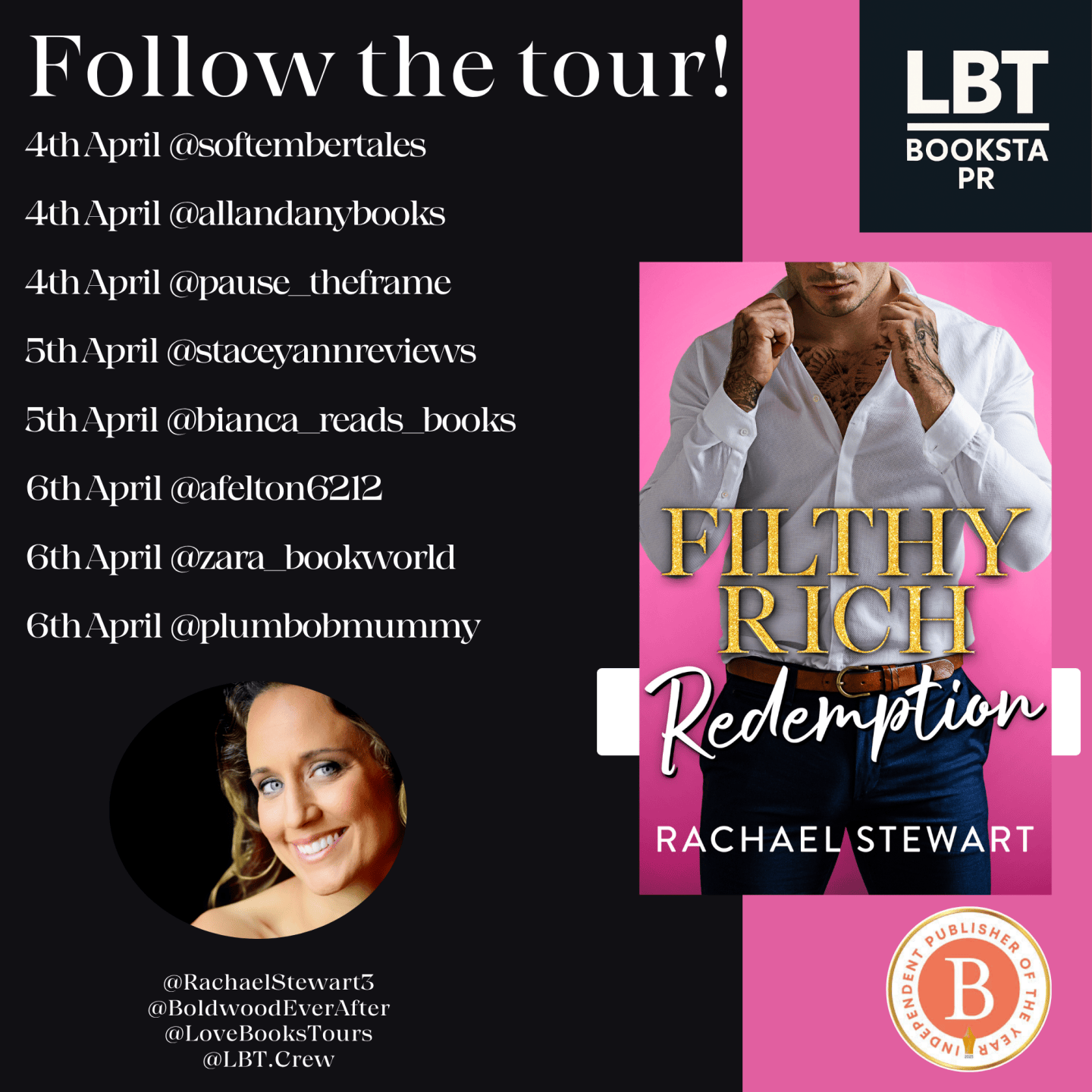 Filthy Rich Redemption by Rachael Stewart | Bookstagram Tour ...